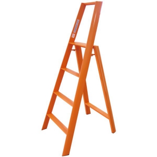 Advindeq A-type Step Ladder - AV304, 4 steps (Orange)