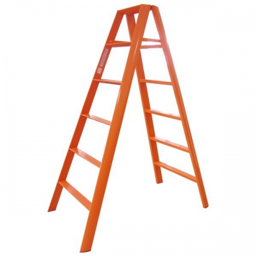 Advindeq A-type Step Ladder - AV-306, 12 steps (Orange)