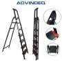 Advindeq Step Ladder with Large Platform AV206, 6-steps