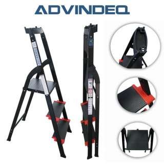 Advindeq Step Ladder with Large Platform AV-203, 3-steps